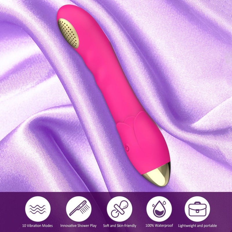 Вибратор насадка для душа Hot Tub Fantasy Vibrator Purple. Артикул: IXI63445