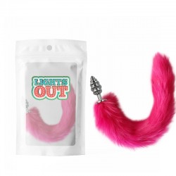 Foxs Spiral Tail Plug-Rose   