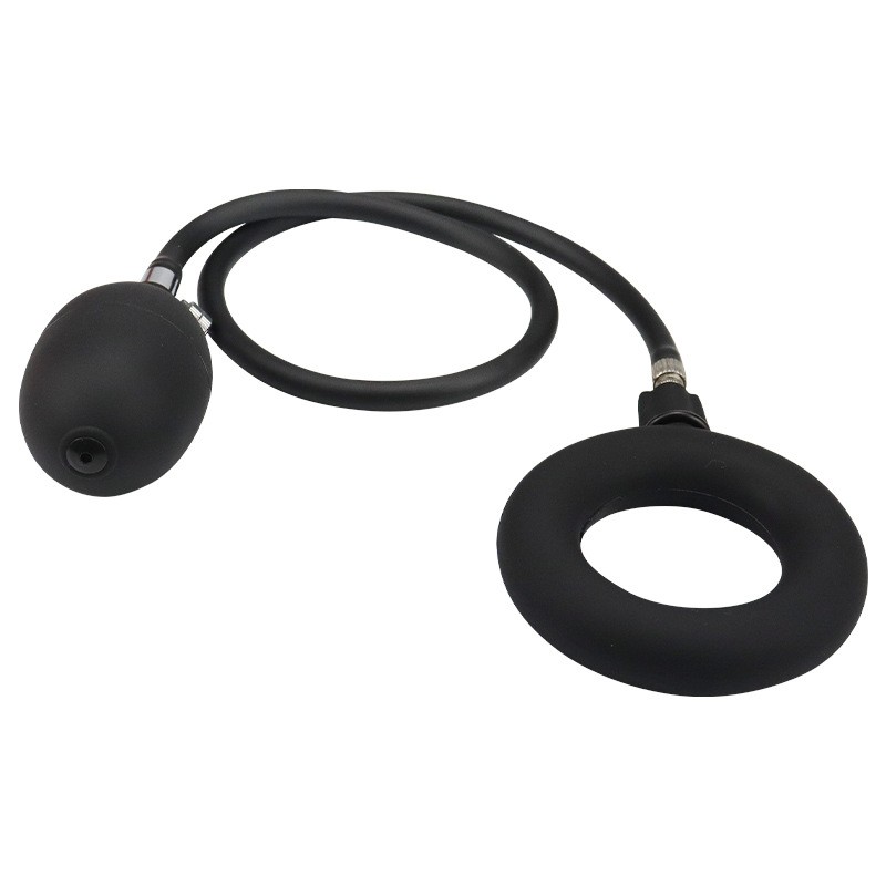 Силиконовое надувное кольцо для пениса и мошонки Inflatable Penile Compression Ring. Артикул: IXI63520