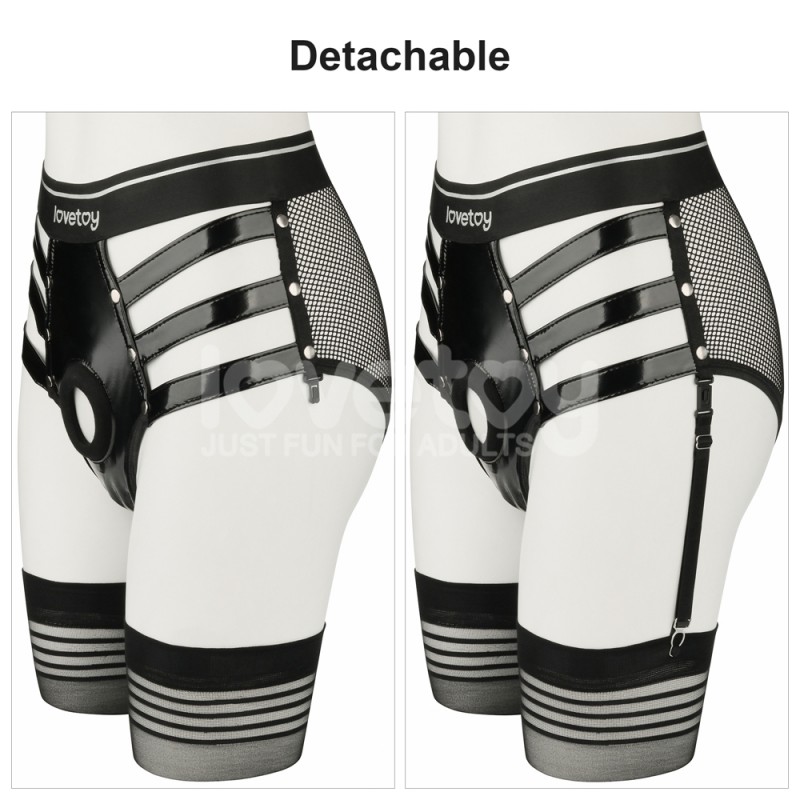 Комплект белья с креплением для страпона Rebellion Reign Iconic Harness Strap on Set (L/XL). Артикул: IXI63522