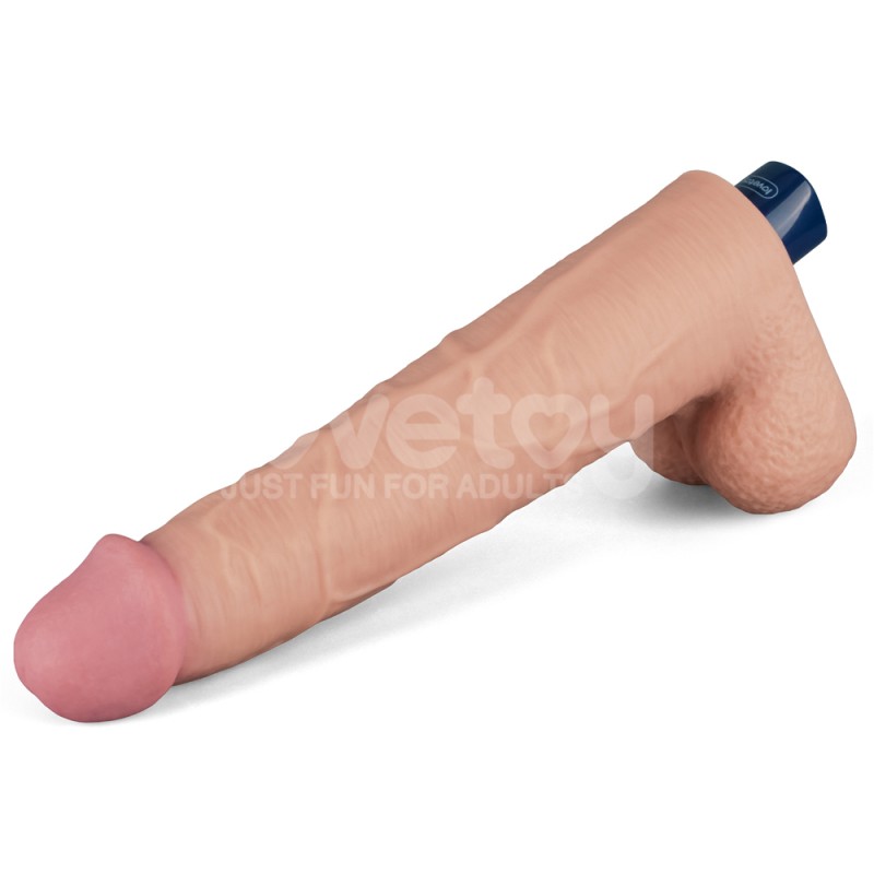 Мультискоростной вибратор Real Softee Rechargeable Vibrating Dildo 10.5. Артикул: IXI63523