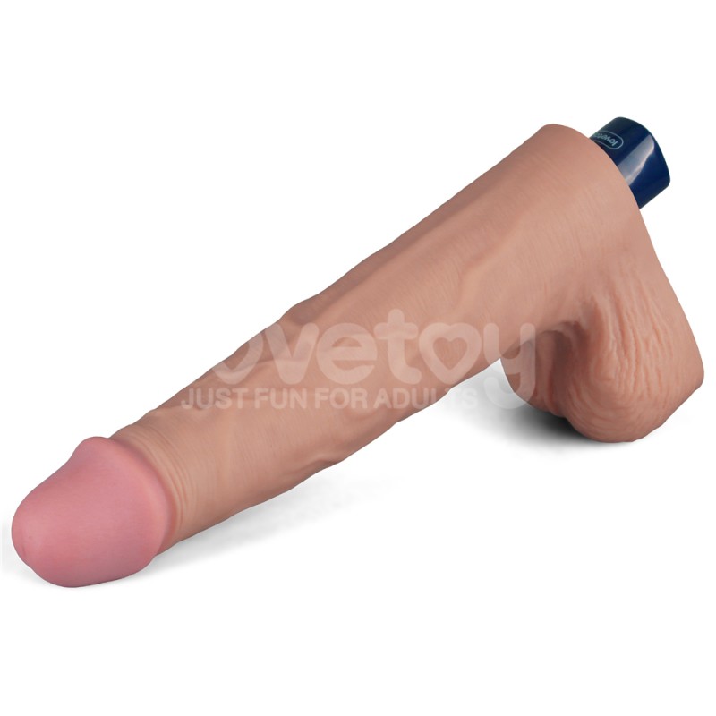 Мультискоростной вибратор Real Softee Rechargeable Vibrating Dildo 10.0. Артикул: IXI63524