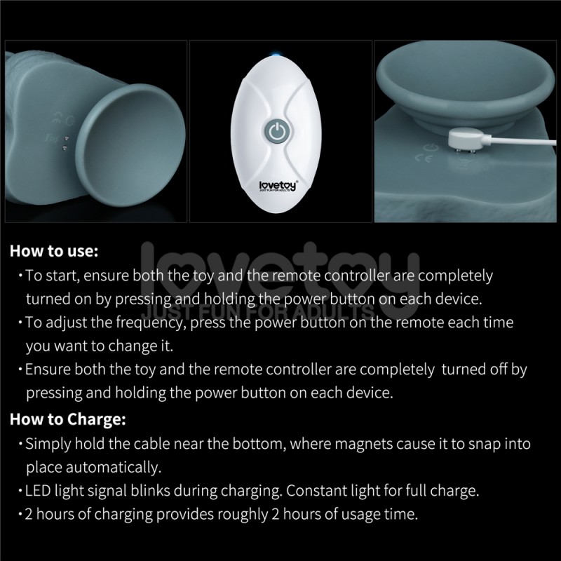 Силиконовый вибратор на присоске Rechargeable Thrusting Vibrating Dildo 11.0. Артикул: IXI63536