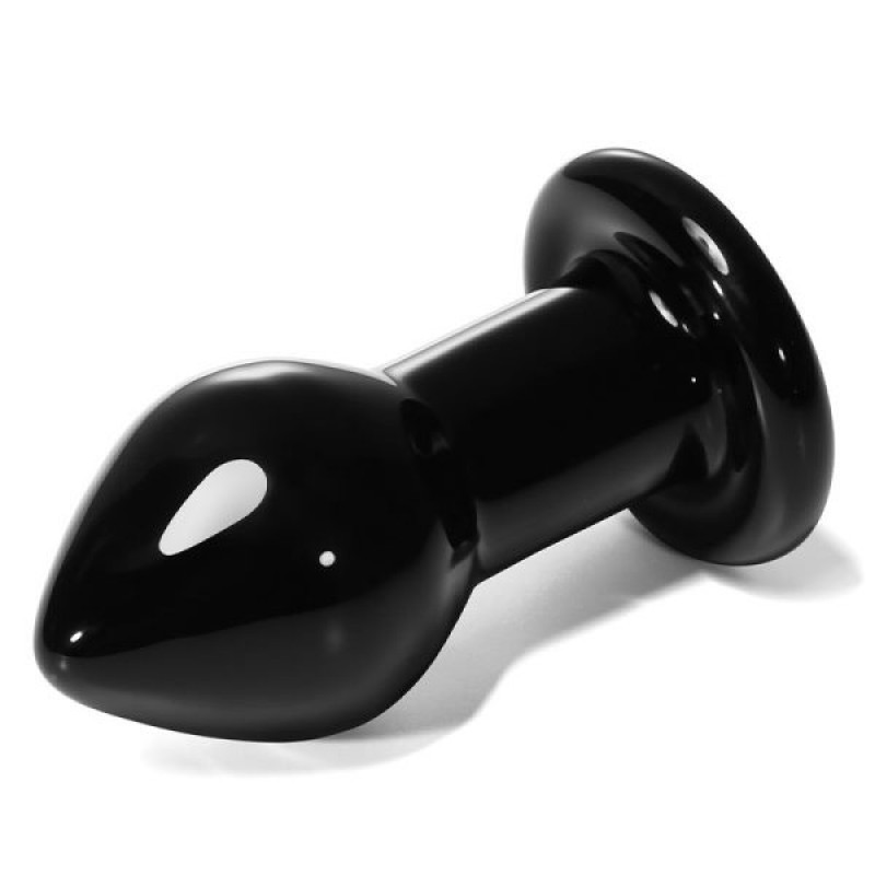 Glass Anal Plug -Black. Артикул: IXI63549