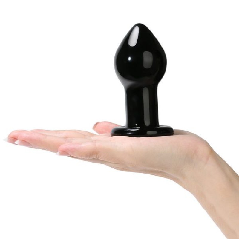 Glass Anal Plug -Black. Артикул: IXI63549