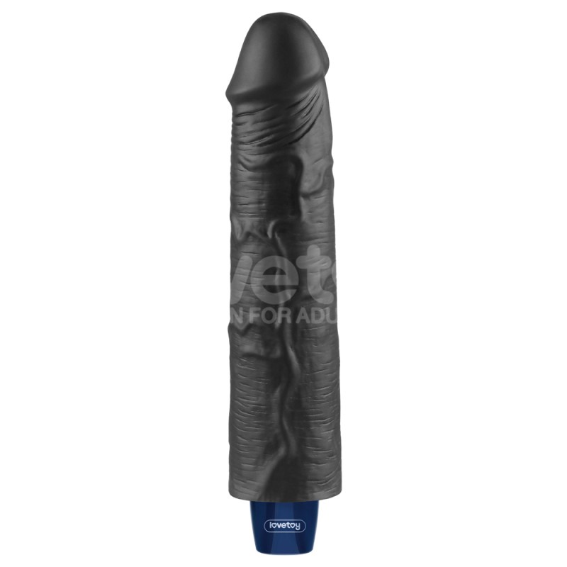 Вибратор мультискоростной Real Softee Rechargeable Vibrating Dildo Black 9.5. Артикул: IXI63578