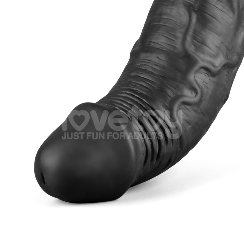 Вибратор мультискоростной Real Softee Rechargeable Vibrating Dildo Black 9.5. Артикул: IXI63578