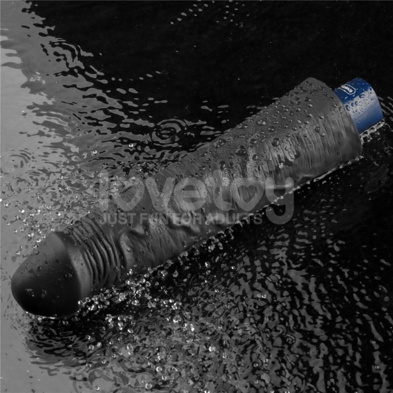 Вибратор мультискоростной Real Softee Rechargeable Vibrating Dildo Black 9.5. Артикул: IXI63578