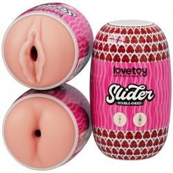    Slider Double-Ended Masturbator Ass and Vagina Flesh