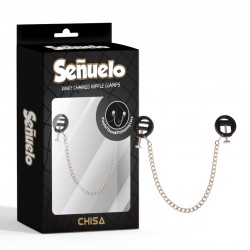      Kinky Chained Nipple Clamps