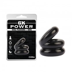 Erection Attachment With Rings Dual Pleasure Ring