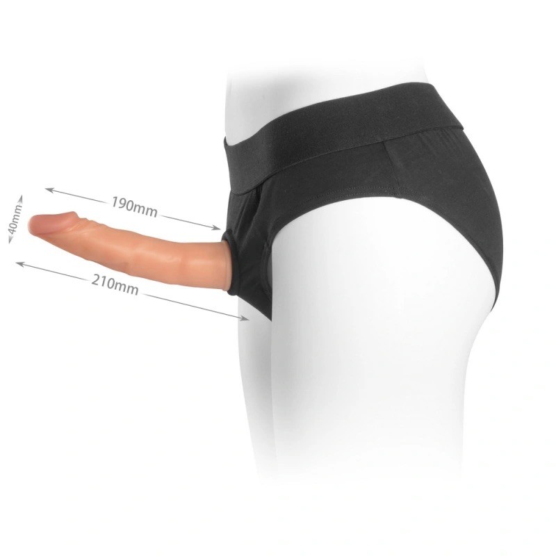 Versatile Unisex Strap-On Harness Briefs Dildo 7.5". Артикул: IXI63634