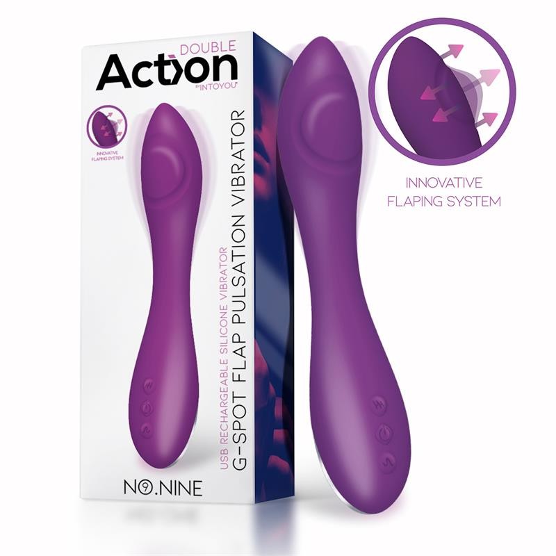ACTION NO. NINE G-SPOT VIBRATOR FLAP FUNCTION MAGNETIC USB SILICONE. Артикул: IXI63638