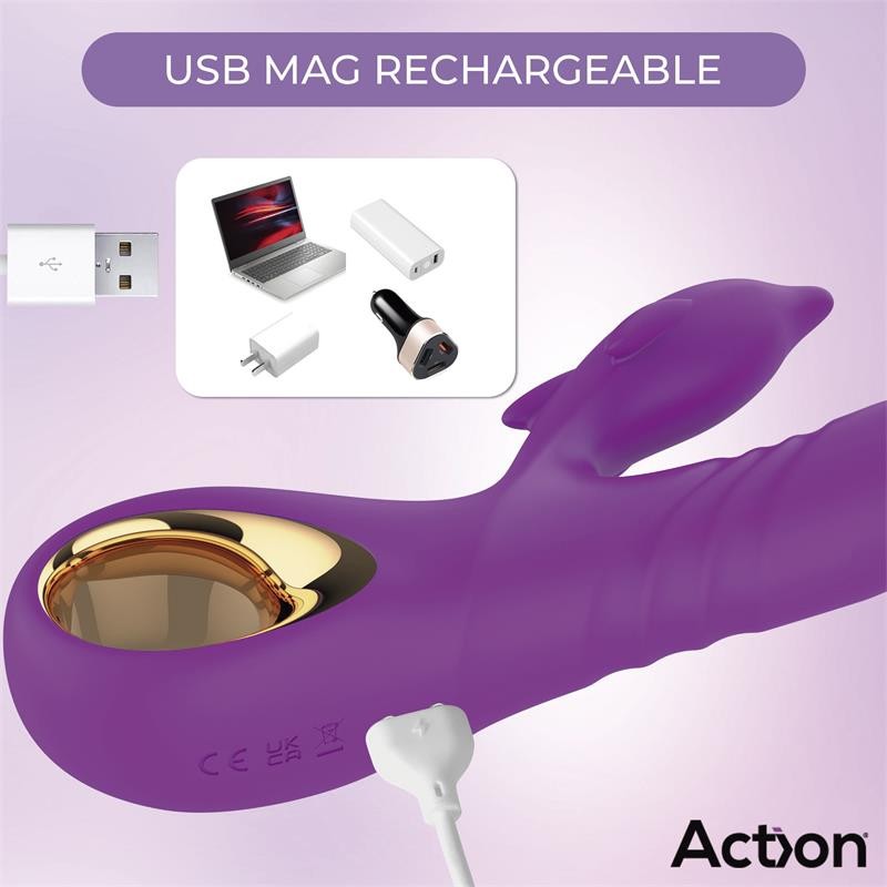 ACTION FLIPER VIBE WITH THRUSTING AND DOBLE PULSATION 3 MOTORS. Артикул: IXI63642