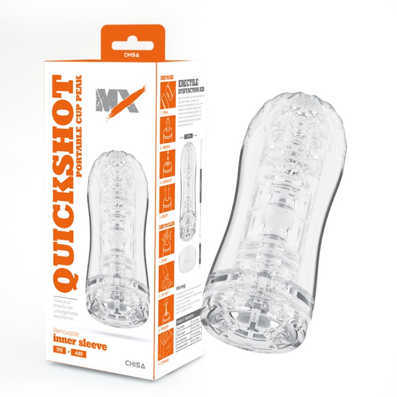Мастурбатор для мужчин MX Quickshot Portable Cup Peak. Артикул: IXI63649