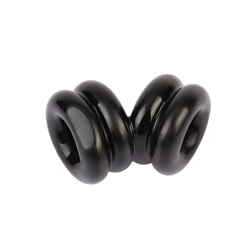 Двойное эрекционное кольцо Dual Chubby Support Ring Black. Артикул: IXI63651