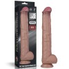 ������������� ������ Dual Layered Bendable Silicone Cock XXL Flesh 14.5