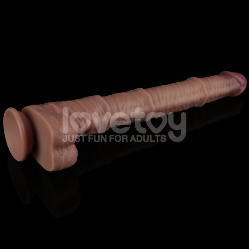 Фаллоимитатор гигант Dual Layered Bendable Silicone Cock XXL Flesh 16.0. Артикул: IXI63661