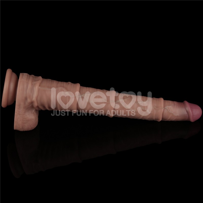 Фаллоимитатор гигант Dual Layered Bendable Silicone Cock XXL Flesh 16.0. Артикул: IXI63661
