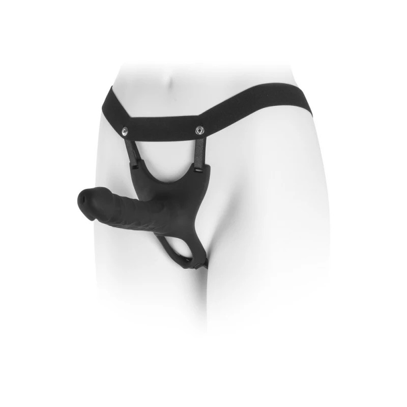 Страпон мужской Soulmate Unisex Silicone Hollow Strap-On 6.0. Артикул: IXI63672