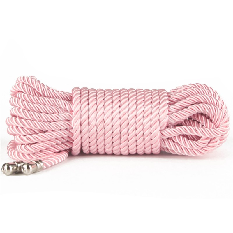 Розовая веревка для связывания Rebellion Reign Rose Silky Bondage Rope. Артикул: IXI63682