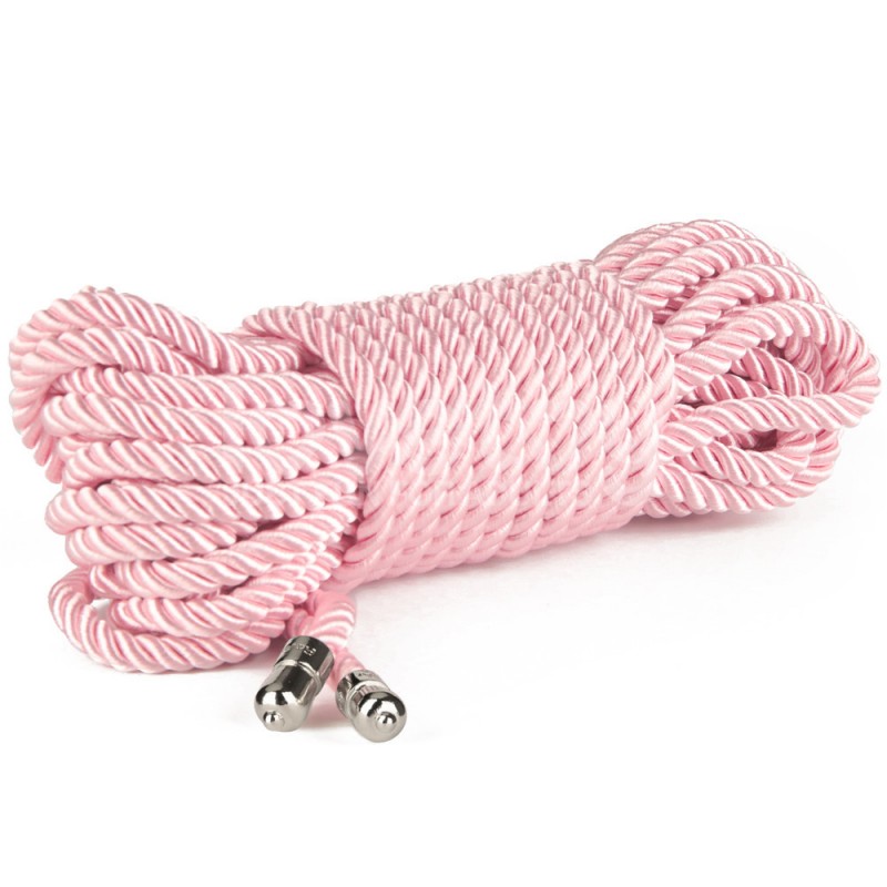 Розовая веревка для связывания Rebellion Reign Rose Silky Bondage Rope. Артикул: IXI63682