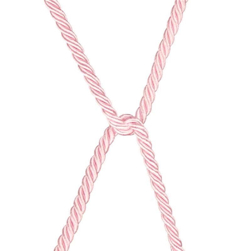 Розовая веревка для связывания Rebellion Reign Rose Silky Bondage Rope. Артикул: IXI63682