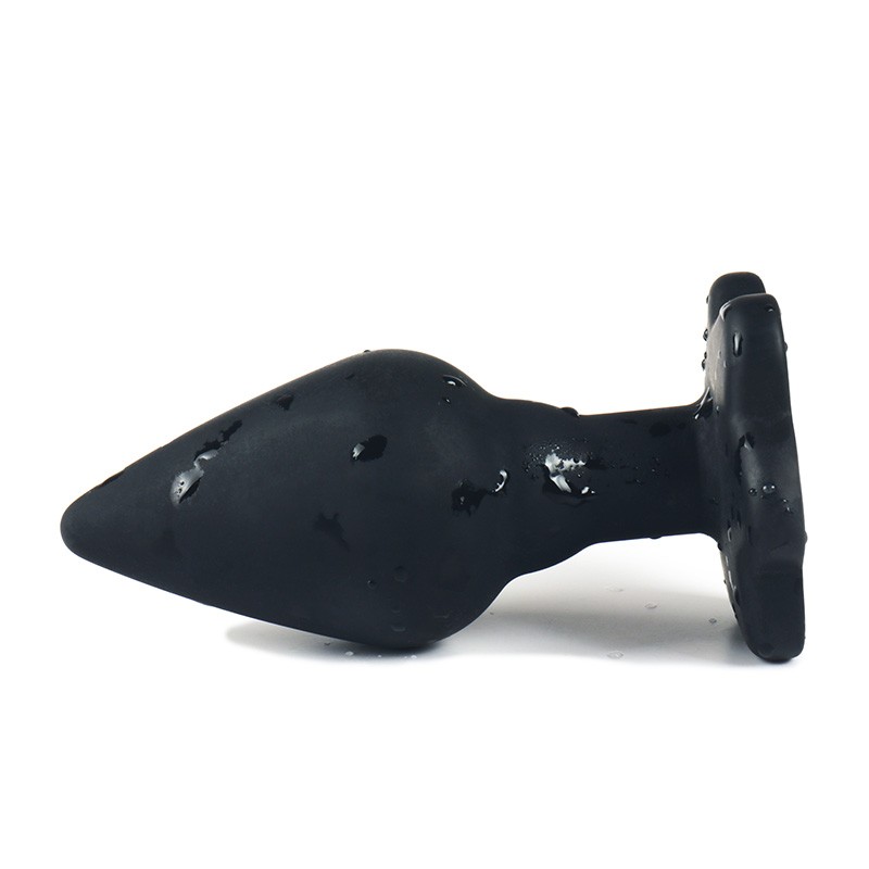 Black Butt Plug Silicone Anal Toy 3.6. Артикул: IXI63692