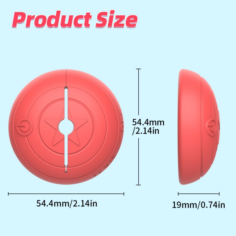 Вибростимулятор для сосков Donut Pin The Nipple Vibe With Remote Orange. Артикул: IXI63708
