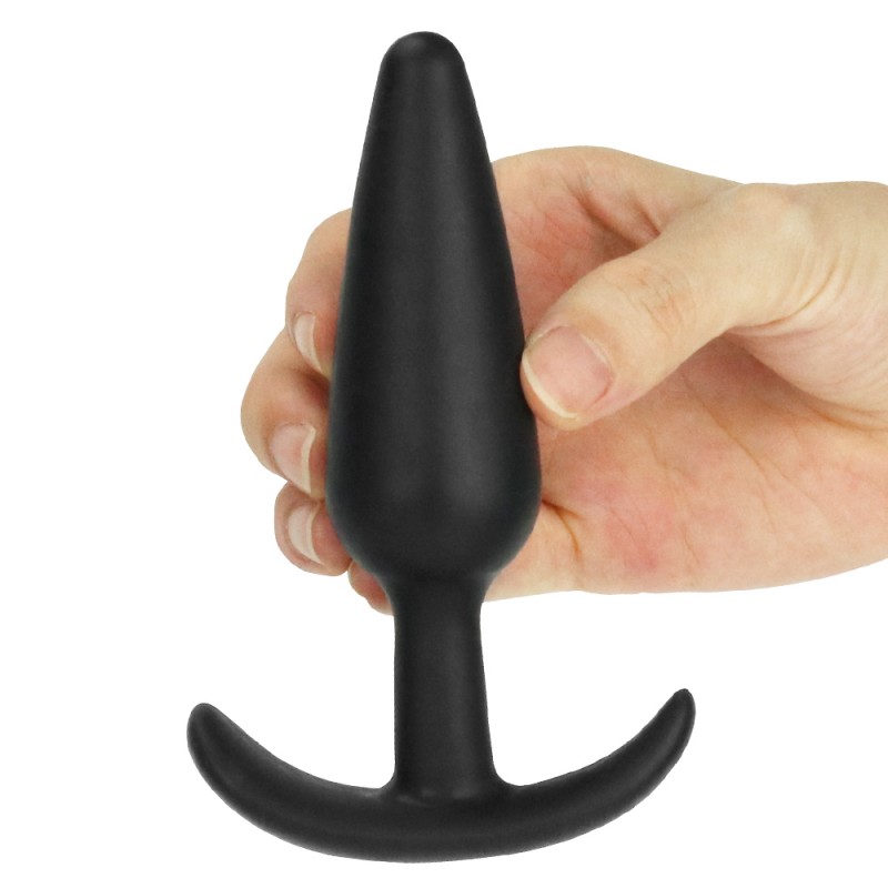 Anal Plug Black With Handle Lure Me Classic Anal Plug Large. Артикул: IXI63714