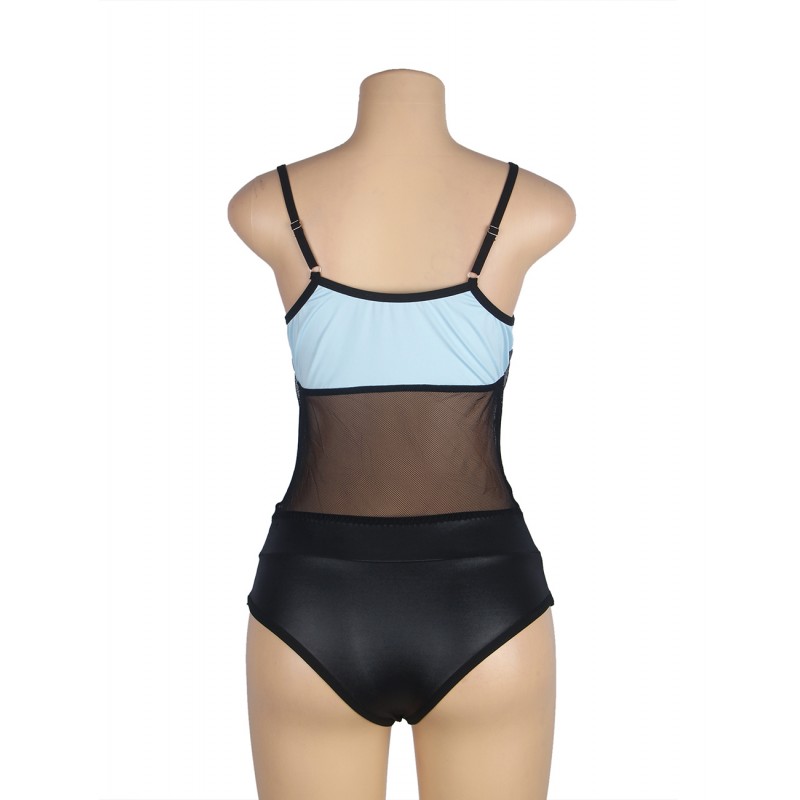 Zipper Front Hollow Out Police Costume with Headwear. Артикул: IXI63729