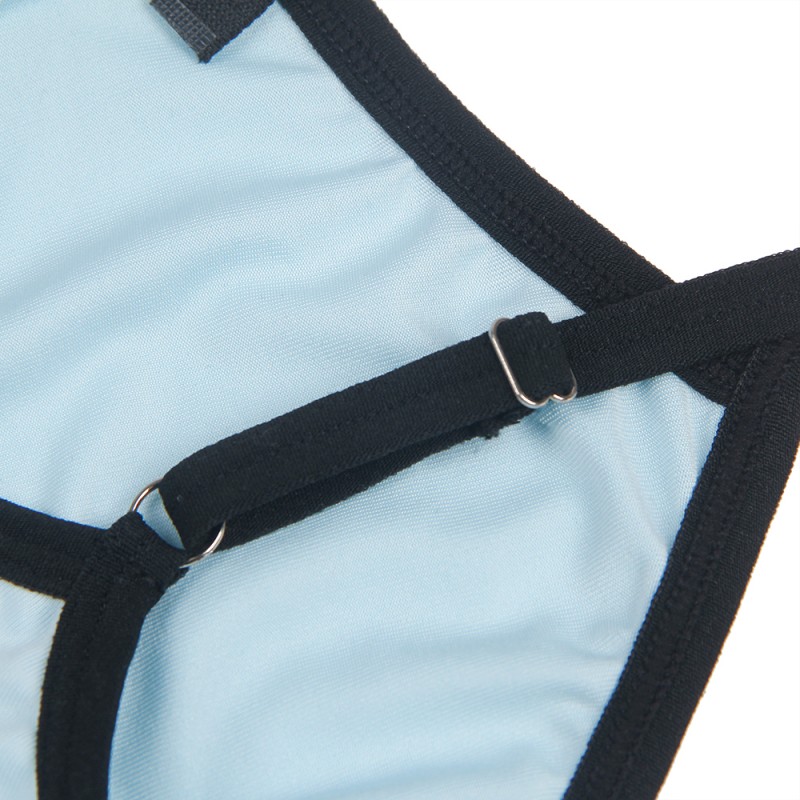 Zipper Front Hollow Out Police Costume with Headwear. Артикул: IXI63729