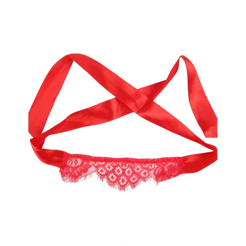 Red Lace Teddy With Blindfold Love Affair. Артикул: IXI63736
