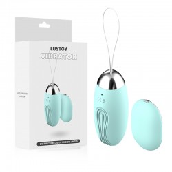    Remote Vibrator Bullet Light Blue Silver