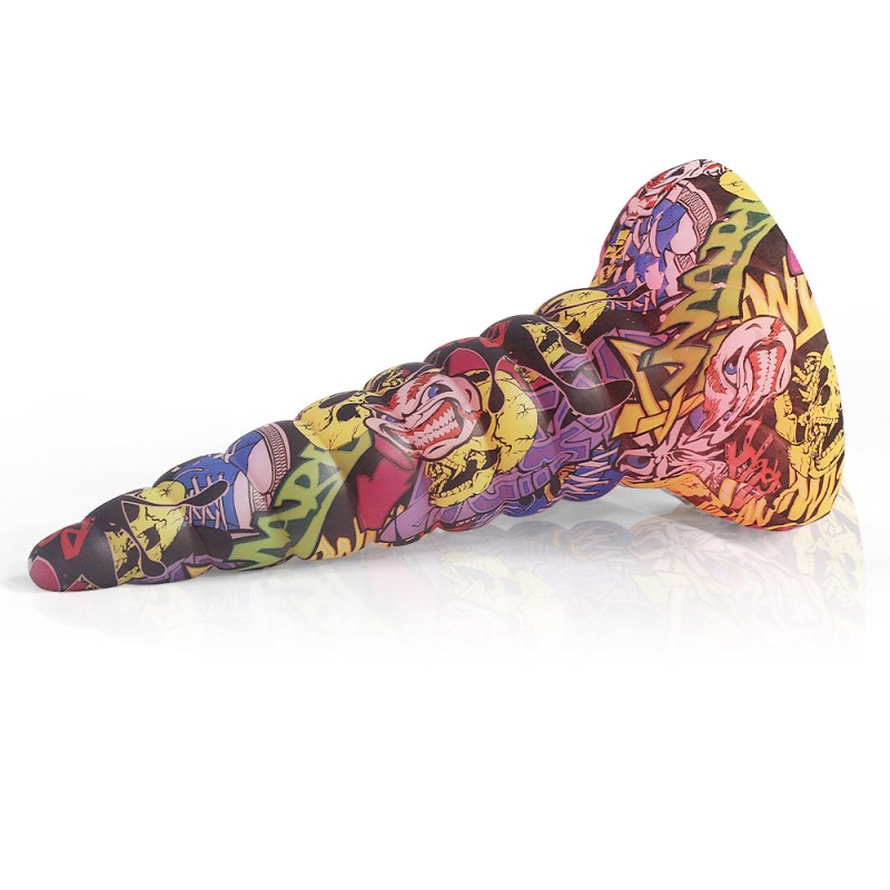 Фаллоимитатор конусной формы цветной Lumino Play Silicone Dildo 8.0. Артикул: IXI63748