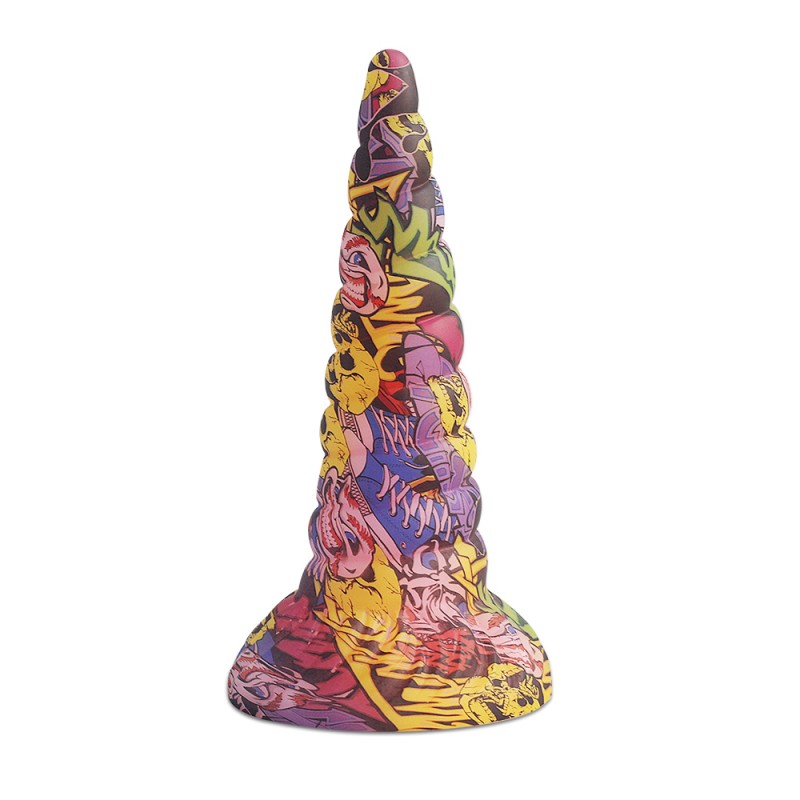 Фаллоимитатор конусной формы цветной Lumino Play Silicone Dildo 8.0. Артикул: IXI63748