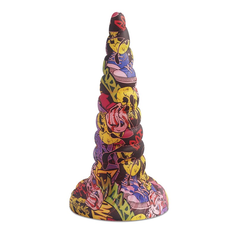 Фаллоимитатор конусной формы цветной Lumino Play Silicone Dildo 8.0. Артикул: IXI63748