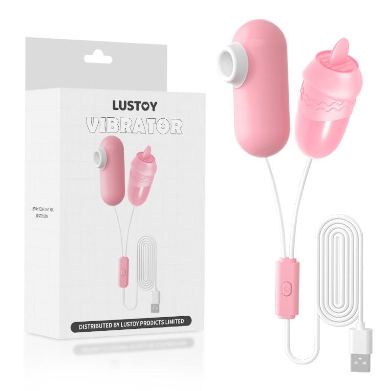 Lustoy 12-modes licking + suction toy USB Charging. Артикул: IXI63755