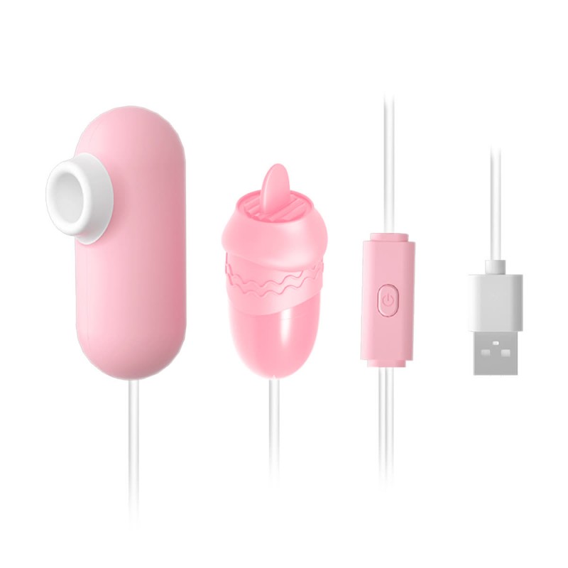 Lustoy 12-modes licking + suction toy USB Charging. Артикул: IXI63755
