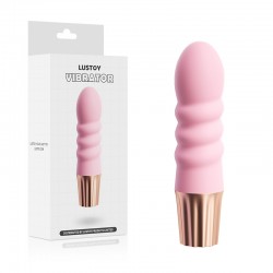 Lusoty USB charging vibrator 11*2.8cm pink
