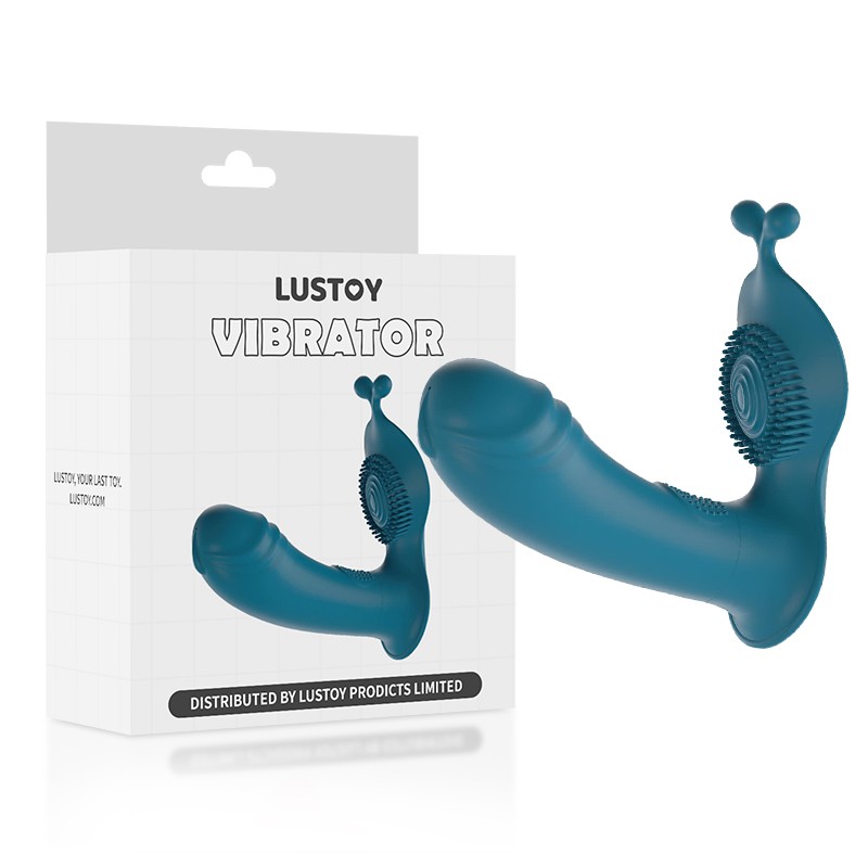 Вибратор двойной для женщин Double Pleasure Vibrator Blue. Артикул: IXI63770