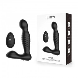 WY0619 Derek-2023 New Anal Sex Toy Slap 10 Mode Remote Rocking Heating Prostate Massager Manufacturer