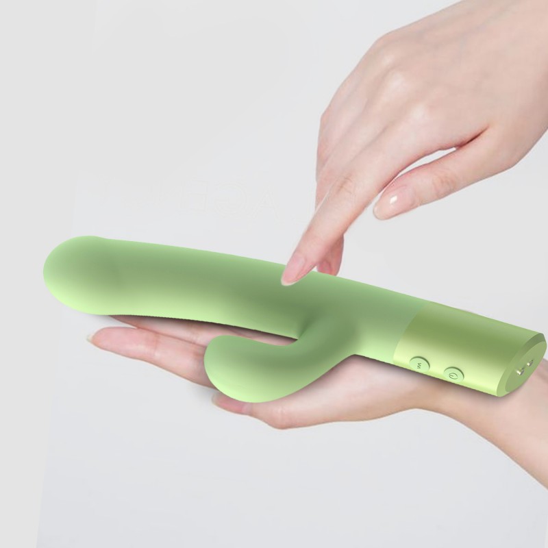 WY0611 Hannah-Dual Vibrators 2023 Wholesale Double Head Rabbit Vibrator with Charger Base. Артикул: IXI63780