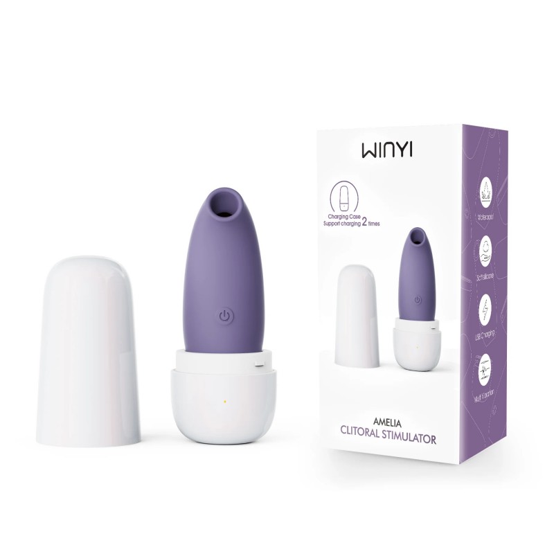 WINYI WY0639 Amelia-2024 New OEM ODM Clitorals Stimulator Vibrators with Charging Base. Артикул: IXI63788