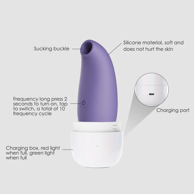WINYI WY0639 Amelia-2024 New OEM ODM Clitorals Stimulator Vibrators with Charging Base. Артикул: IXI63788