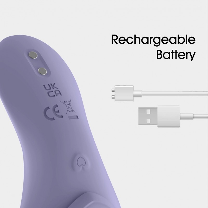 WINYI-WY0630-MY LOVE-Panty Vibrador Wireless Wearable APP Vibrator-violet. Артикул: IXI63794