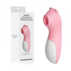 Suction Vibrator Pink Clitoral Suction Stimulator