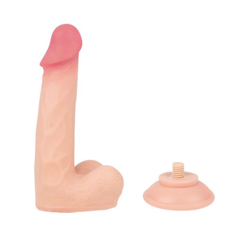 Фаллоимитатор на присоске Sliding Skin Dual Layer Dong Flesh 8.0. Артикул: IXI63842