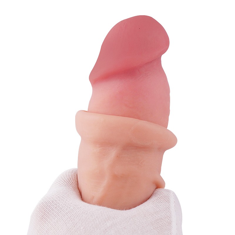 Suction Cup Dildo Sliding Skin Dual Layer Dildo 8.0. Артикул: IXI63856