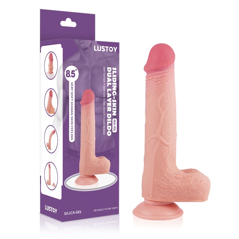 8.5” Sliding Skin Dual Layer Dong Flesh. Артикул: IXI63863
